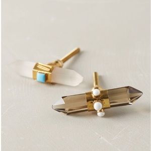 ANTHRO 4pk Crystal Bar Hardware Knobs